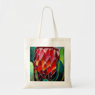Tote Bag Aquarelle de fleur de Protea peinture art original