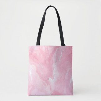 Tote Bag Aquarelle de fusion rose