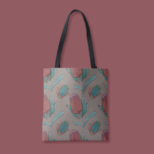 Tote Bag Aquarelle de la Banksia rouge - Fleur autochtone a
