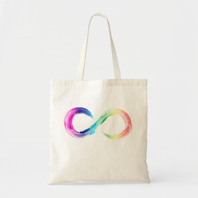 Tote Bag Aquarelle de la neurodiversité (Devant)