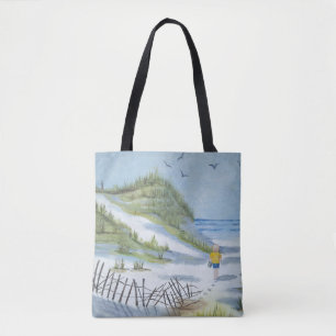 Tote Bag Aquarelle de plage