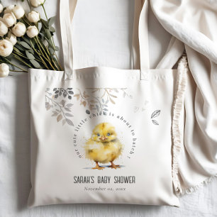 Tote Bag Aquarelle de poulet de ferme mignonne Baby shower 