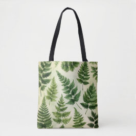 Tote Bag Aquarelle de verdure tropicale Fourre-tout
