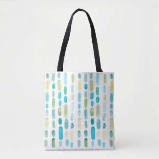 Tote Bag Aquarelle en verre de mer côtier Fourre-tout