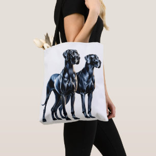 Tote Bag Aquarelle Great Danes