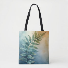 Tote Bag Aquarelle Jungle Fern Carrall