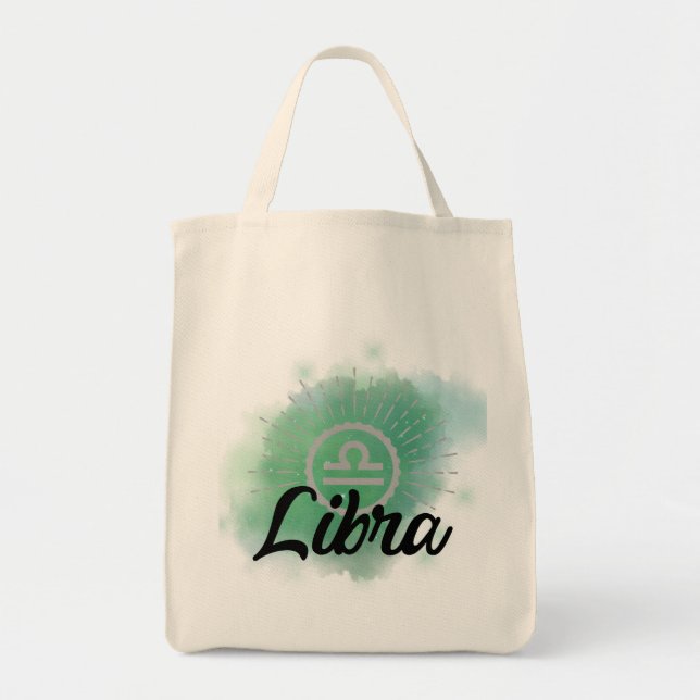 Tote Bag Aquarelle Libra (Devant)