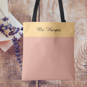 Tote Bag Aquarelle moderne Colorbloc Appréciation de l'ense
