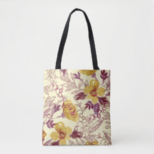 Tote Bag Aquarelle Motif transparent avec élément profil