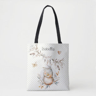 Tote Bag Aquarelle précieuse pour bébé oiseau
