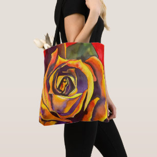 Tote Bag Aquarelle Rose d'or