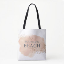 Aquarelle rose et bleu plage