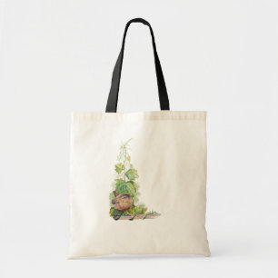 Tote Bag Aquarelle Troglodyte Oiseau Vignoble Raisins Feuil