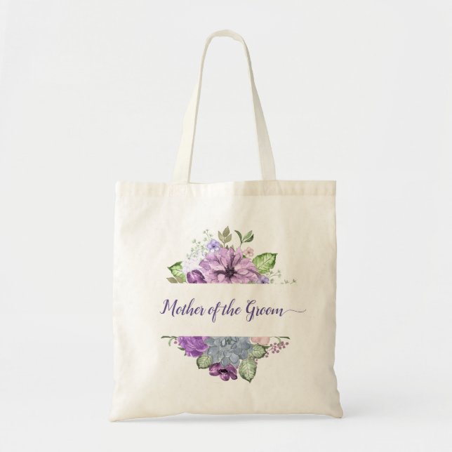 Tote Bag Aquarelle ultra violet mère de la chambre Fourre-t (Devant)