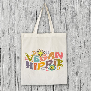 Tote Bag Aquarelle Vegan tendance Fleurs Retro