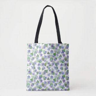 Tote Bag Aquarelle violet douce