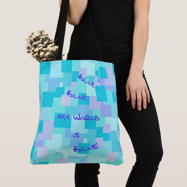 Tote Bag Aquasquare cubed (De près)