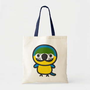 Tote Bag Ara bleu et jaune