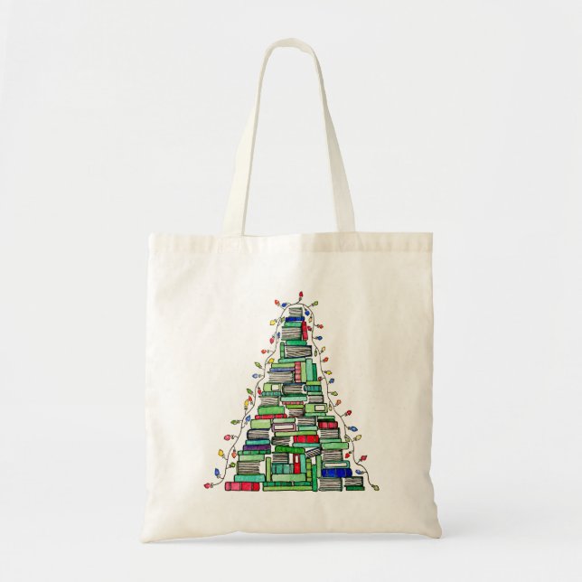 Tote Bag Arbre 2017 de livre de Noël (Devant)