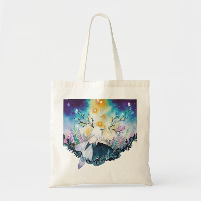 Tote Bag Arbre Art numérique Fairy (Devant)