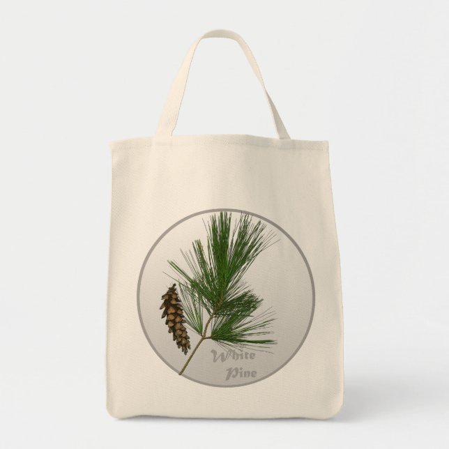 Tote Bag Arbre blanc (Devant)