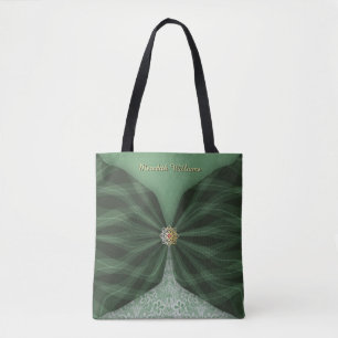 Tote Bag Arbre botanique personnalisé textile illusion bijo