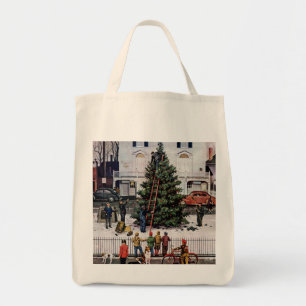 Tote Bag Arbre dans la place