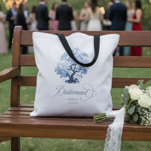 Tote Bag Arbre de mariage motif chinoiserie Demoiselle d'ho