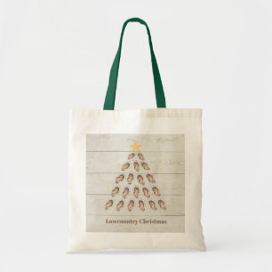 Tote Bag Arbre de Noël de l'huître de basse-campagne sur pl