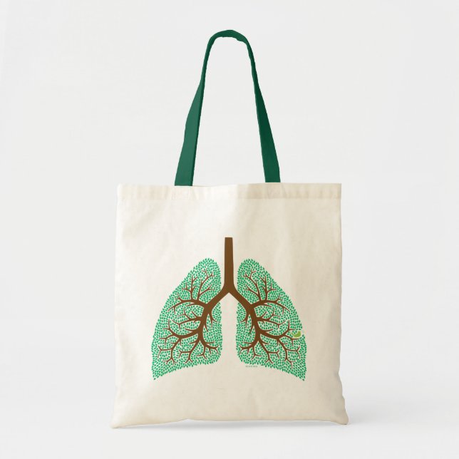Tote Bag Arbre de poumon (Devant)