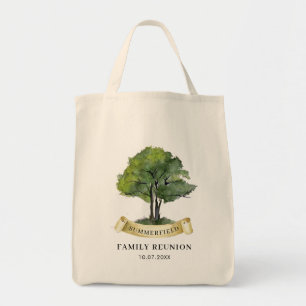 Tote Bag Arbre de réunion de famille personnalisé botanique