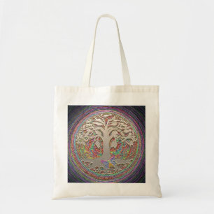 Tote Bag Arbre d'or avec Butterly