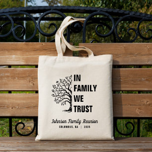 Tote Bag Arbre Familial En Famille Nous Confions La Réunion