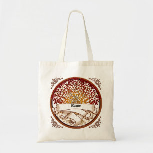 Tote Bag Arbre généalogique de la famille Crimson nom de fa