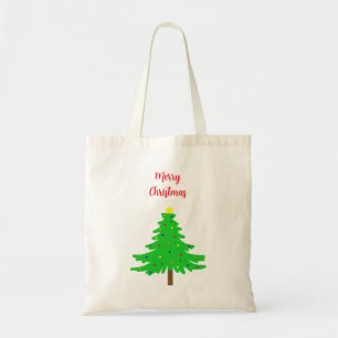 Tote Bag Arbres de Noël Joyeux Festifs Gais