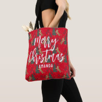 Arbres de Noël & tigres motif personnalisé arrière