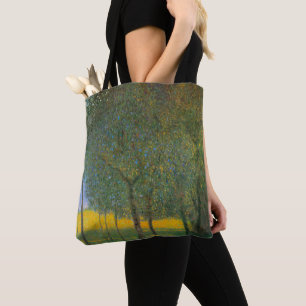 Tote Bag Arbres fruitiers par Gustav Klimt, Art Nouveau vin