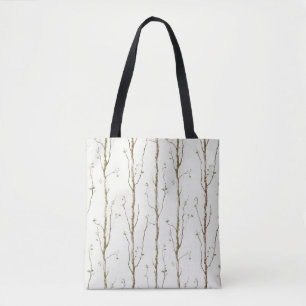 Tote Bag Arbres verts marron
