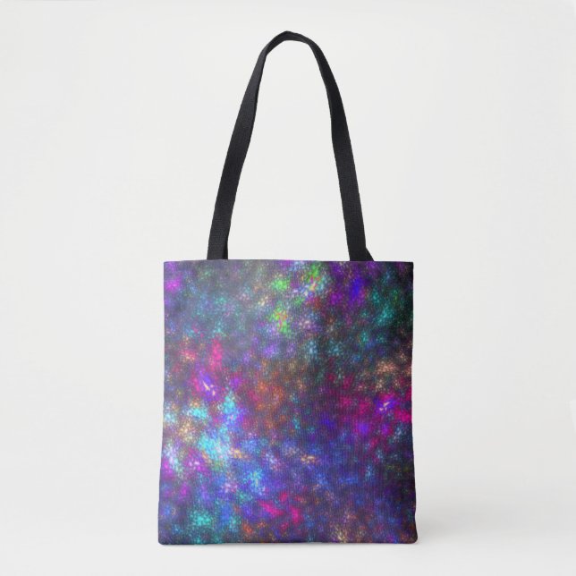 Tote Bag Arc arc-en-ciel fractal (Devant)