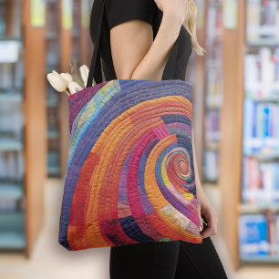 Tote Bag Arc-en-ciel Abstrait