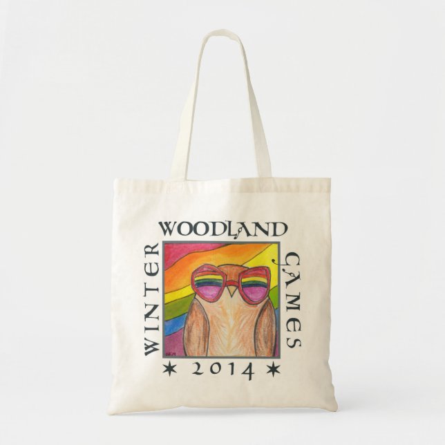 Tote Bag arc-en-ciel aérien fourre-tout (Devant)