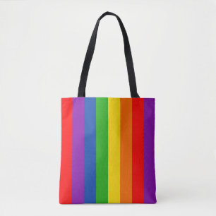 Tote Bag Arc-en-ciel LGBTQ+ Pride drapeau, couleurs Gay pri