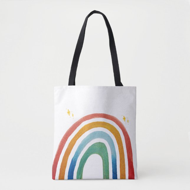 Tote Bag Arc-en-ciel magique (Devant)