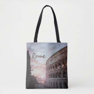 Tote Bag Architecture antique Rome coucher de soleil ville