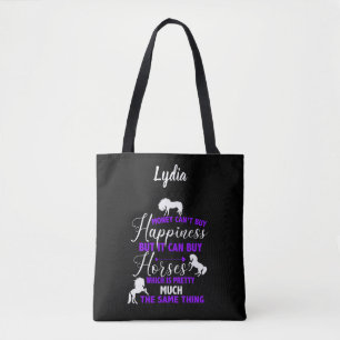 Tote Bag Argent Peut Acheter Des Chevaux Personnalisés Viol