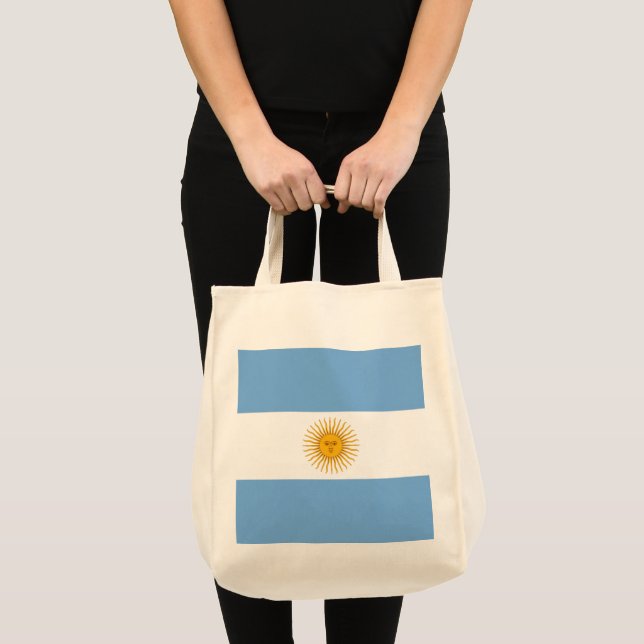 Tote Bag Argentina flag (Devant (produit))