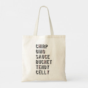 Tote Bag Argot de hockey - Chirp Gino Sauce Bucket Tendy Ce