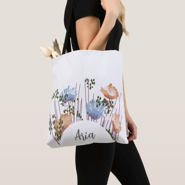 Tote Bag Aria Floral Monogram (De près)
