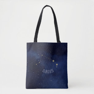 Tote Bag Aries Constellation