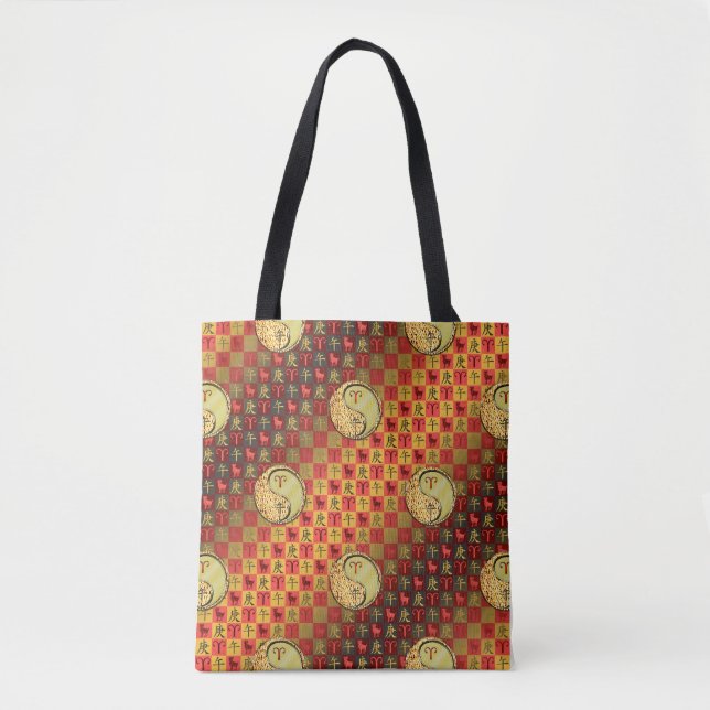 Tote Bag Aries & Metal Horse (Devant)
